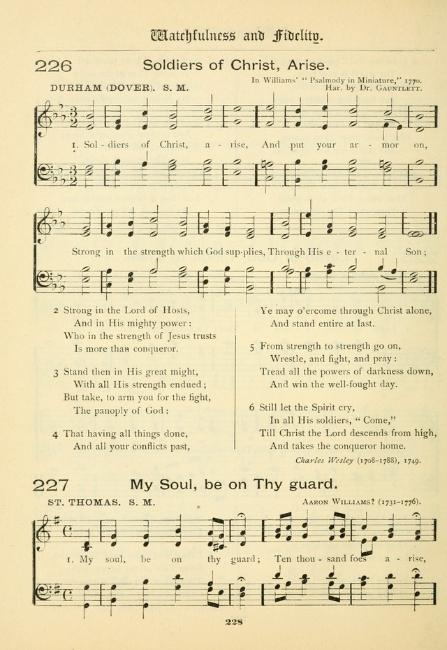 School and Parish Hymnal: with tunes page 229