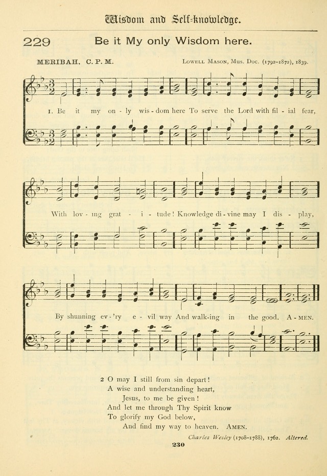 School and Parish Hymnal: with tunes page 231