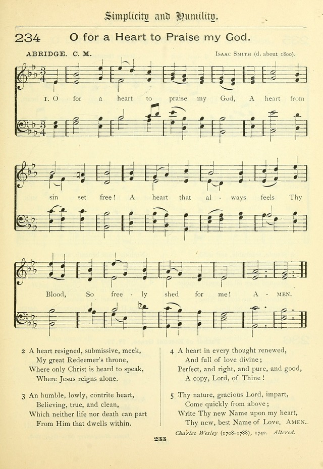 School and Parish Hymnal: with tunes page 234