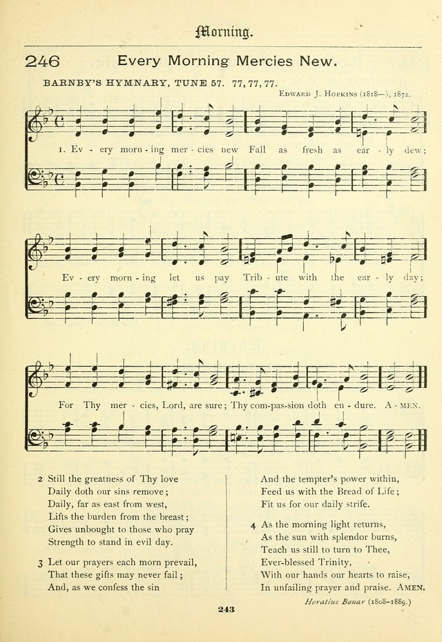 School and Parish Hymnal: with tunes page 244