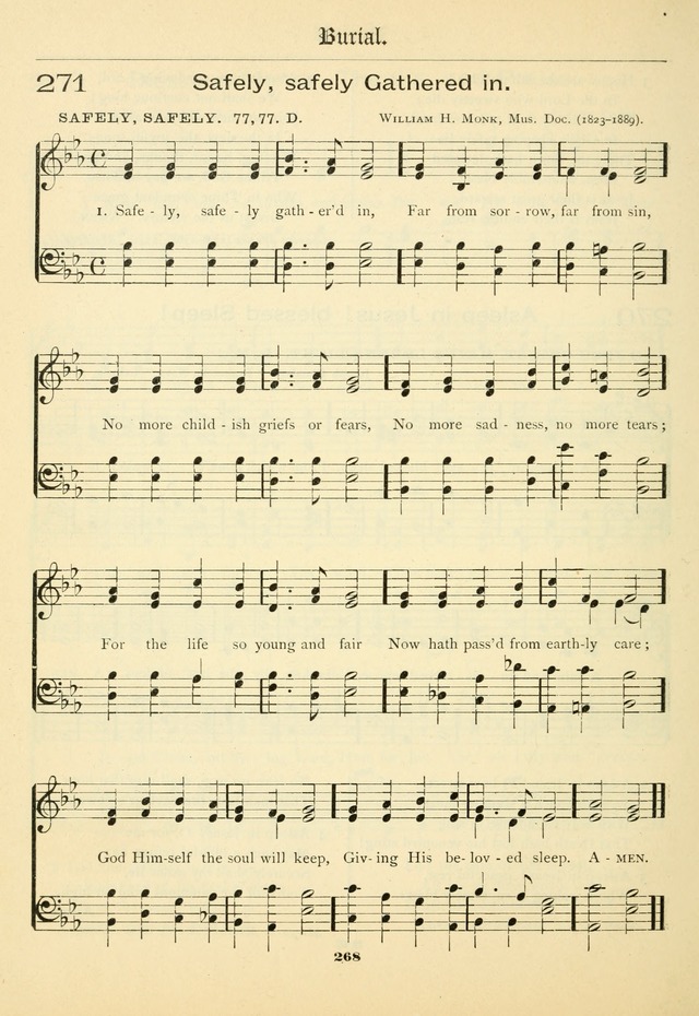 School and Parish Hymnal: with tunes page 269