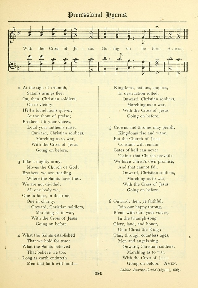 School and Parish Hymnal: with tunes page 282