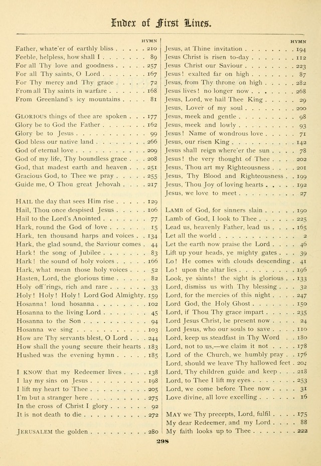 School and Parish Hymnal: with tunes page 299