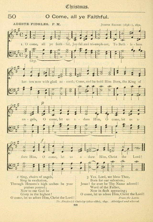 School and Parish Hymnal: with tunes page 61