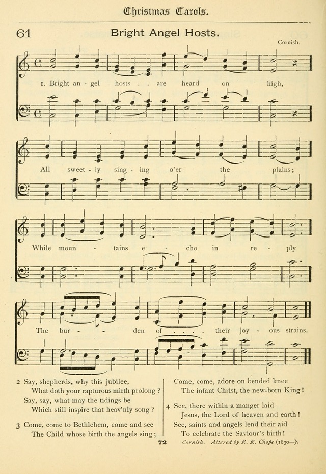 School and Parish Hymnal: with tunes page 73