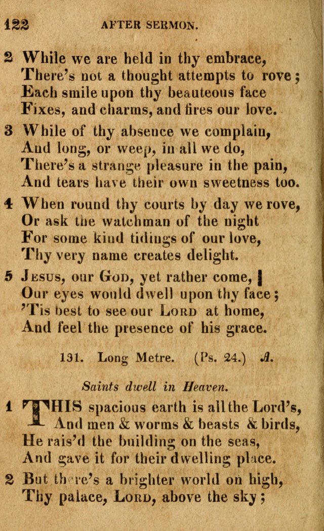 A Selection of Psalms and Hymns: done under the appointment of the Philadelphian Association (4th ed.) page 122