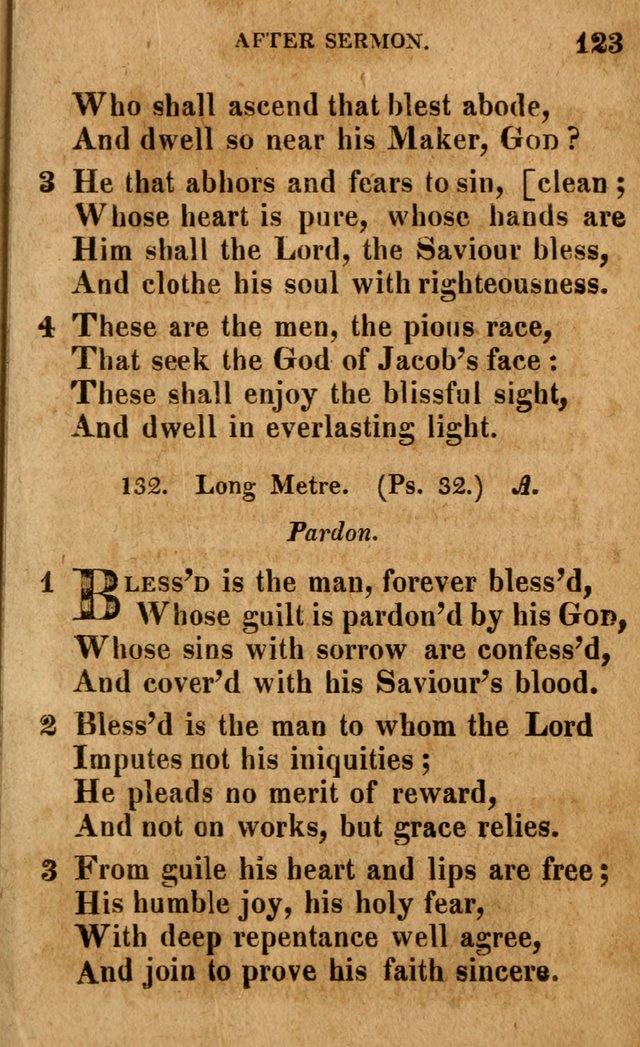 A Selection of Psalms and Hymns: done under the appointment of the Philadelphian Association (4th ed.) page 123