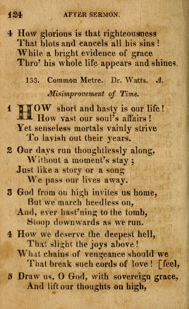 A Selection of Psalms and Hymns: done under the appointment of the Philadelphian Association (4th ed.) page 124