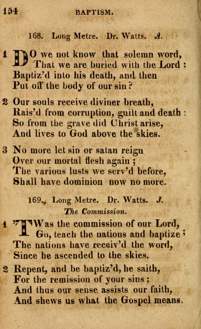 A Selection of Psalms and Hymns: done under the appointment of the Philadelphian Association (4th ed.) page 154