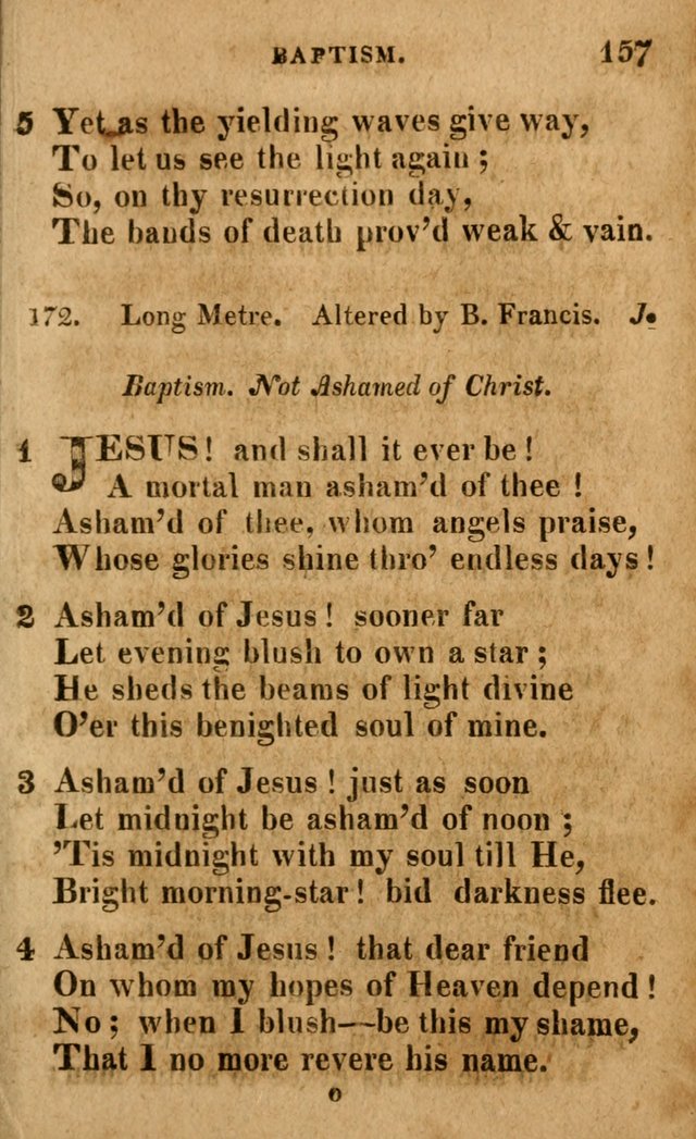 A Selection of Psalms and Hymns: done under the appointment of the Philadelphian Association (4th ed.) page 157