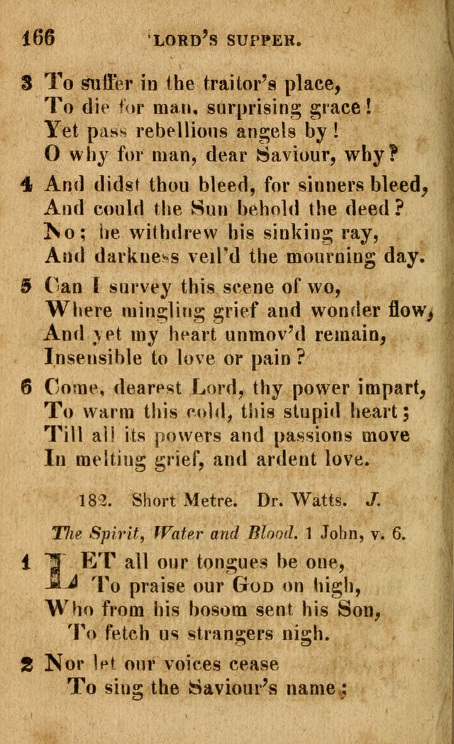 A Selection of Psalms and Hymns: done under the appointment of the Philadelphian Association (4th ed.) page 166