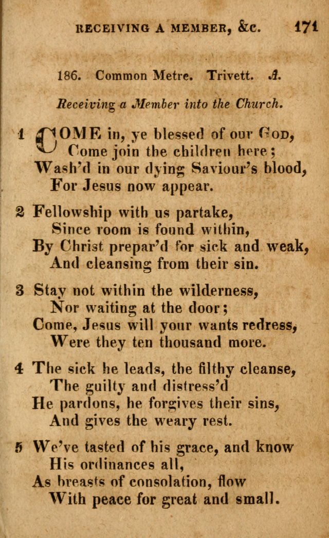 A Selection of Psalms and Hymns: done under the appointment of the Philadelphian Association (4th ed.) page 171