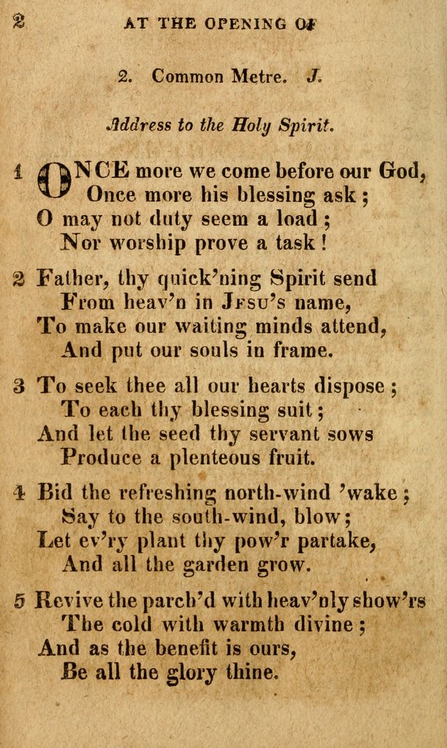 A Selection of Psalms and Hymns: done under the appointment of the Philadelphian Association (4th ed.) page 2