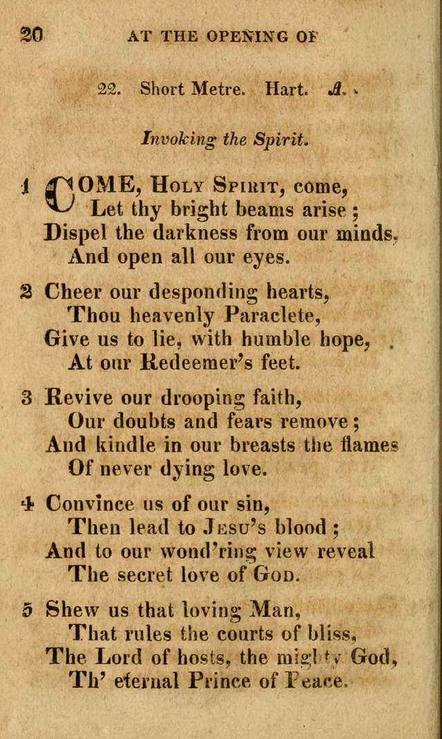 A Selection of Psalms and Hymns: done under the appointment of the Philadelphian Association (4th ed.) page 20