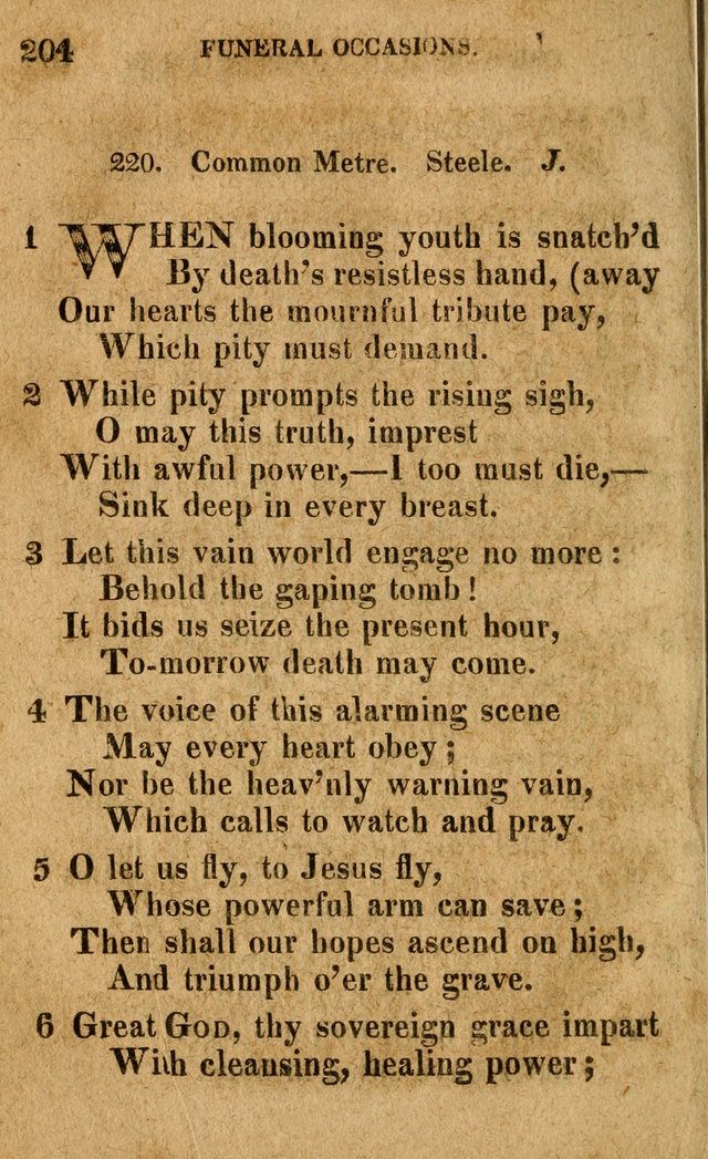 A Selection of Psalms and Hymns: done under the appointment of the Philadelphian Association (4th ed.) page 204