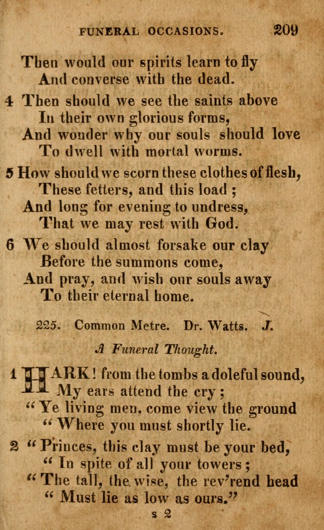 A Selection of Psalms and Hymns: done under the appointment of the Philadelphian Association (4th ed.) page 209