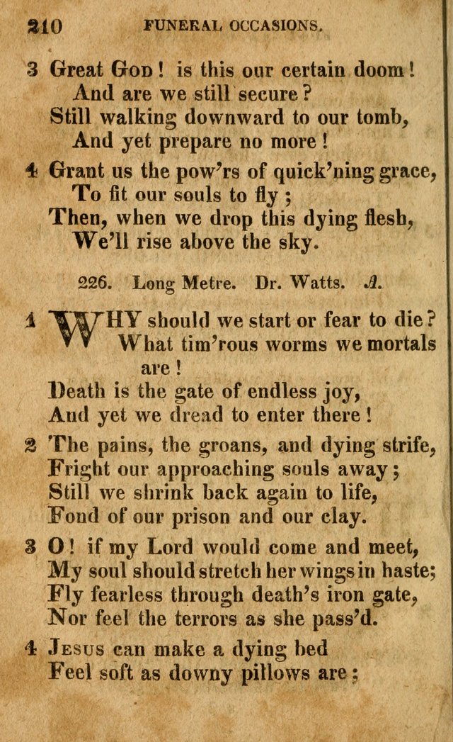 A Selection of Psalms and Hymns: done under the appointment of the Philadelphian Association (4th ed.) page 210