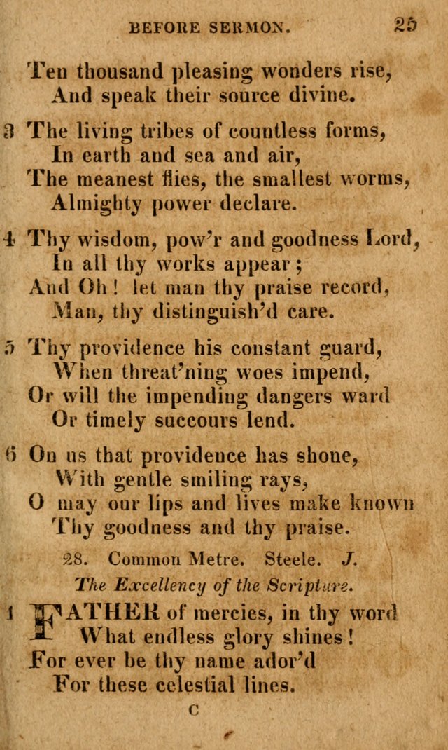 A Selection of Psalms and Hymns: done under the appointment of the Philadelphian Association (4th ed.) page 25