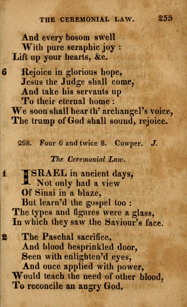 A Selection of Psalms and Hymns: done under the appointment of the Philadelphian Association (4th ed.) page 255