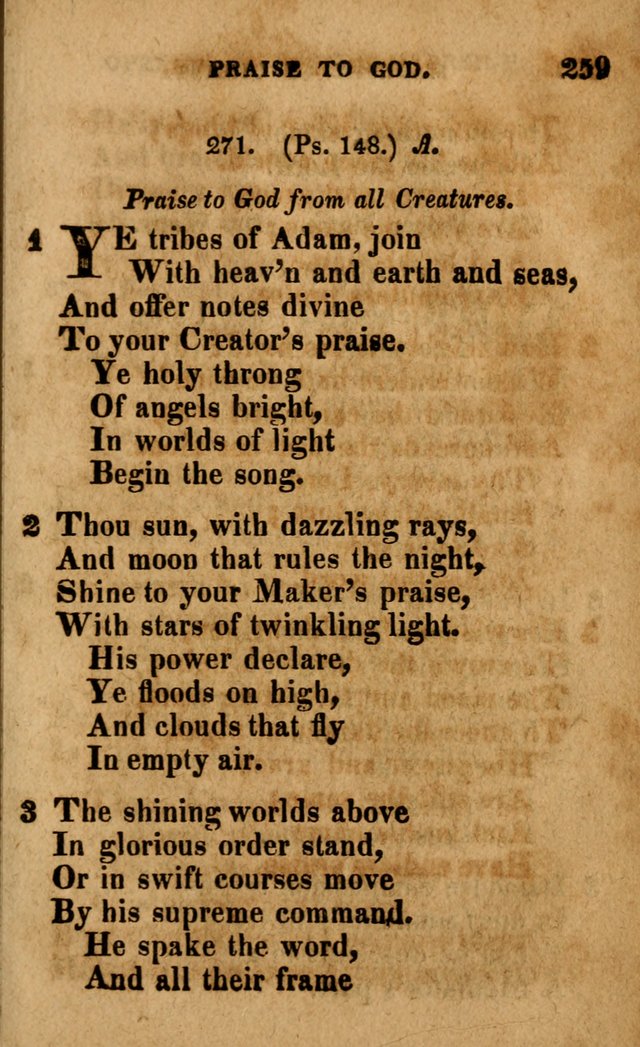 A Selection of Psalms and Hymns: done under the appointment of the Philadelphian Association (4th ed.) page 259