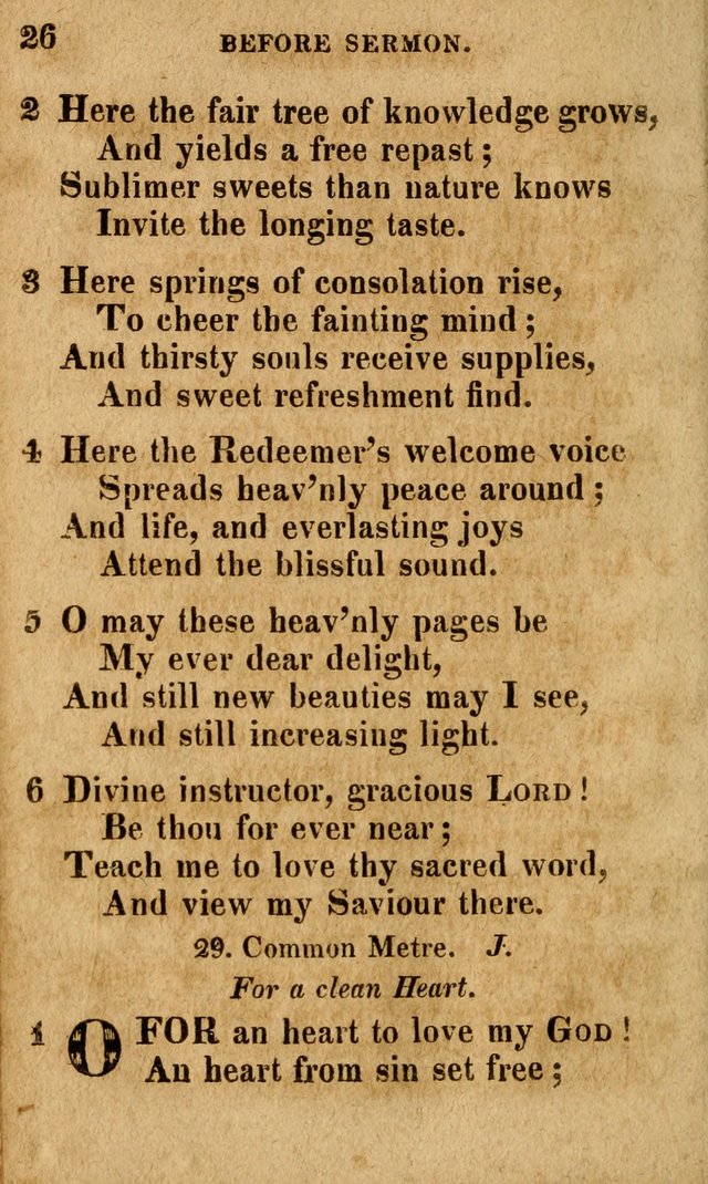 A Selection of Psalms and Hymns: done under the appointment of the Philadelphian Association (4th ed.) page 26