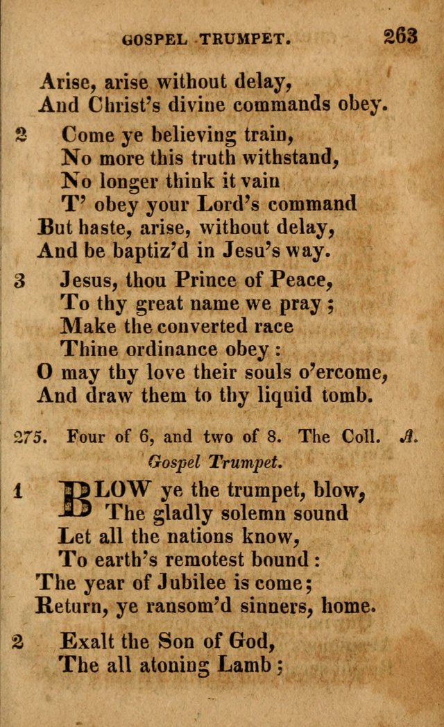 A Selection of Psalms and Hymns: done under the appointment of the Philadelphian Association (4th ed.) page 263