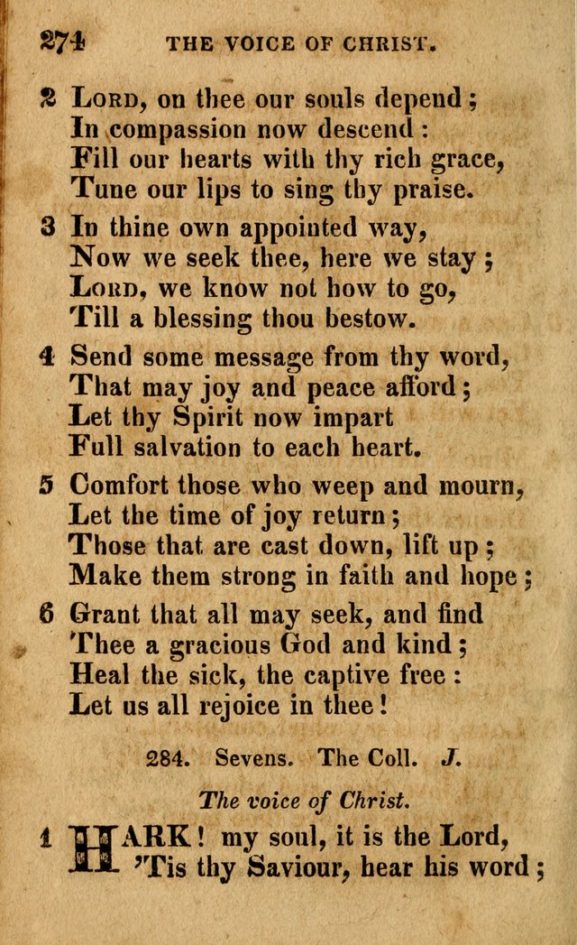 A Selection of Psalms and Hymns: done under the appointment of the Philadelphian Association (4th ed.) page 274