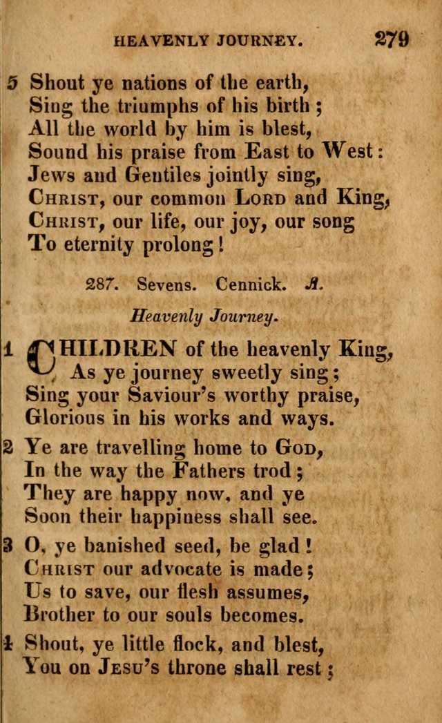 A Selection of Psalms and Hymns: done under the appointment of the Philadelphian Association (4th ed.) page 279