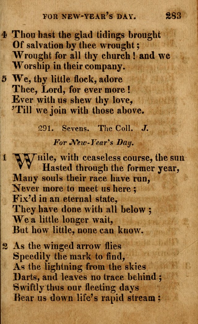 A Selection of Psalms and Hymns: done under the appointment of the Philadelphian Association (4th ed.) page 283