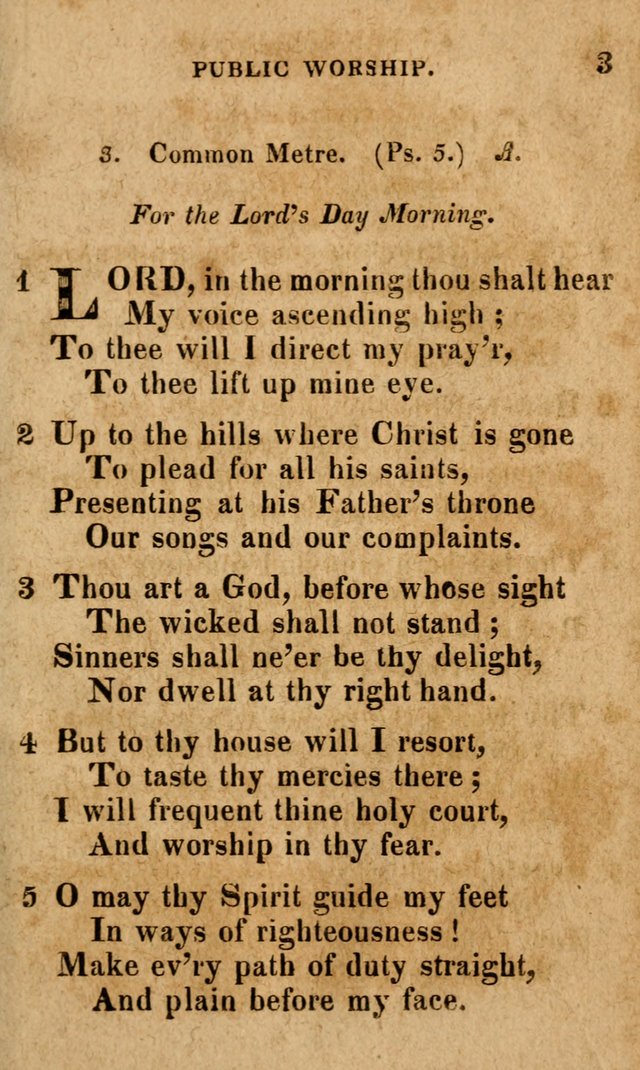 A Selection of Psalms and Hymns: done under the appointment of the Philadelphian Association (4th ed.) page 3