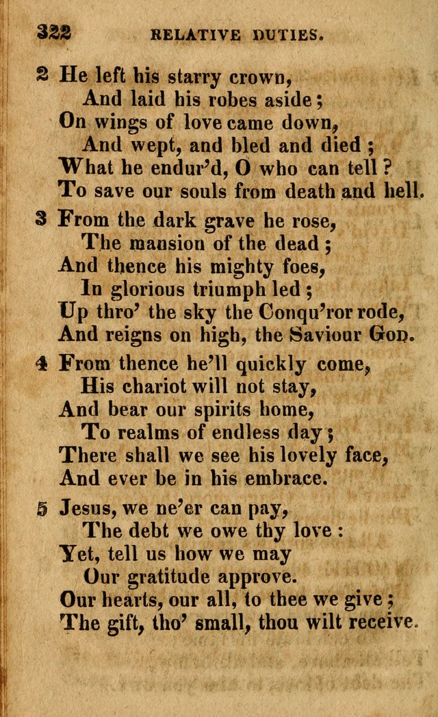 A Selection of Psalms and Hymns: done under the appointment of the Philadelphian Association (4th ed.) page 322