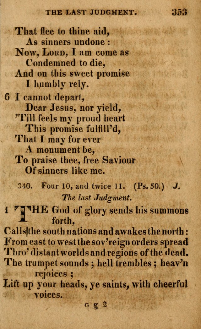 A Selection of Psalms and Hymns: done under the appointment of the Philadelphian Association (4th ed.) page 353