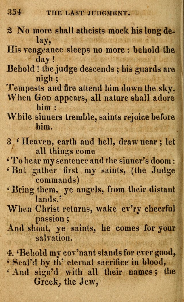 A Selection of Psalms and Hymns: done under the appointment of the Philadelphian Association (4th ed.) page 354