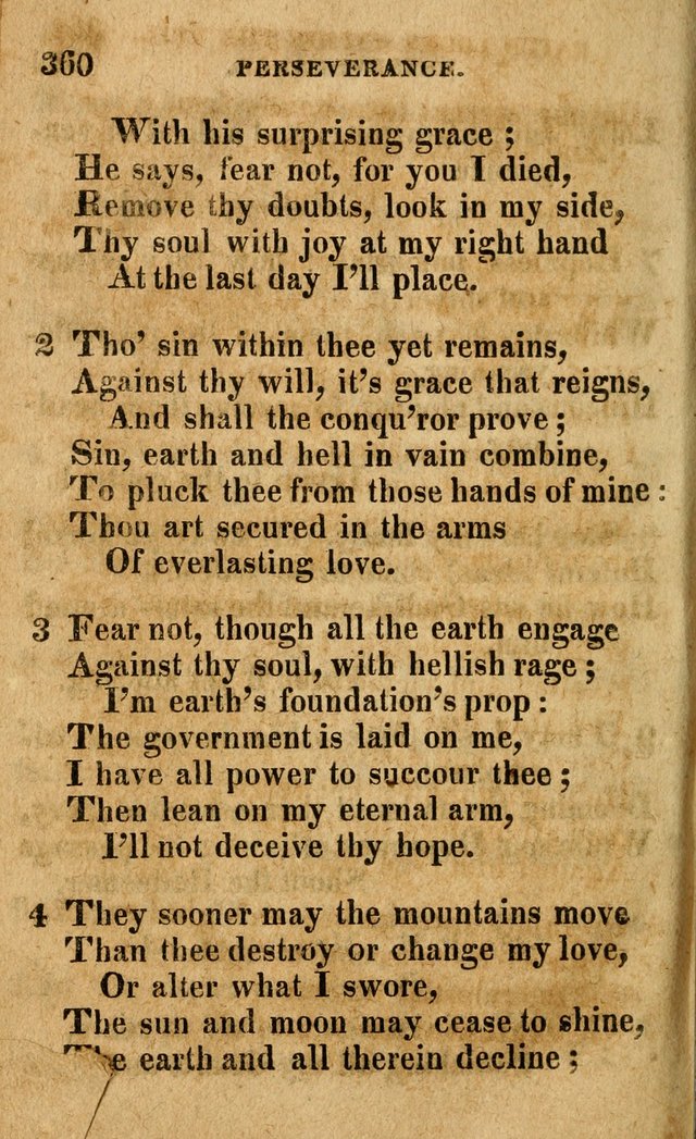 A Selection of Psalms and Hymns: done under the appointment of the Philadelphian Association (4th ed.) page 360