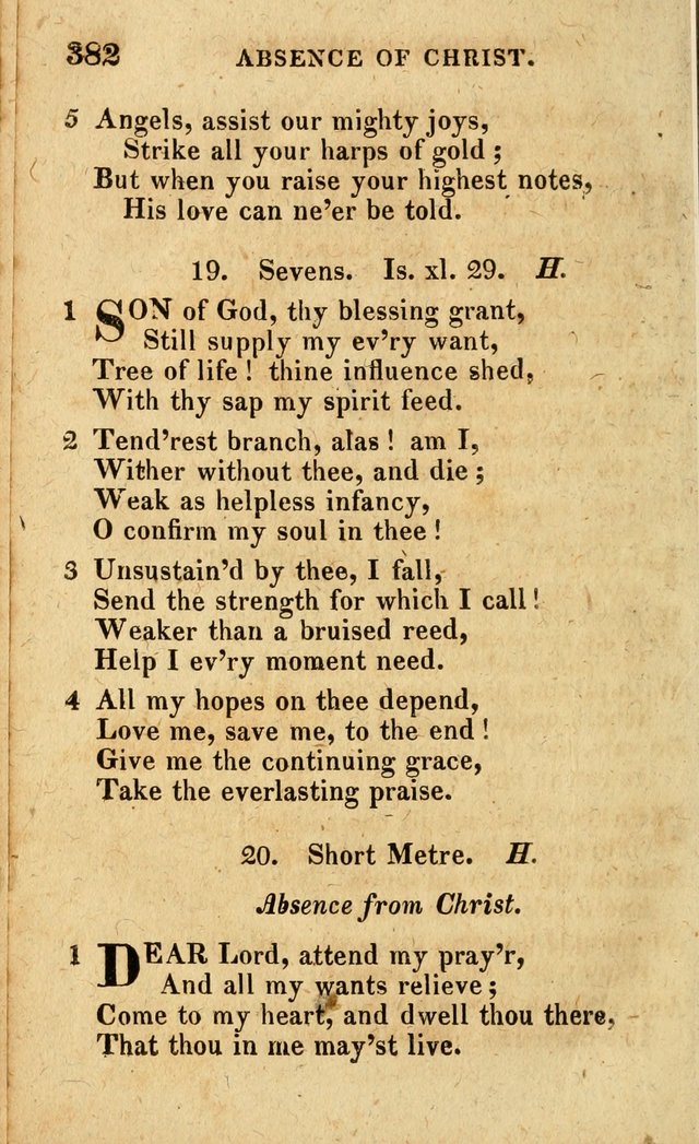 A Selection of Psalms and Hymns: done under the appointment of the Philadelphian Association (4th ed.) page 382