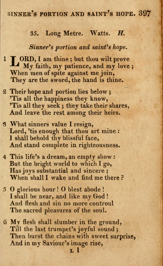 A Selection of Psalms and Hymns: done under the appointment of the Philadelphian Association (4th ed.) page 397