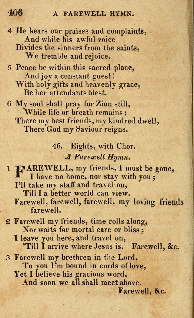 A Selection of Psalms and Hymns: done under the appointment of the Philadelphian Association (4th ed.) page 406