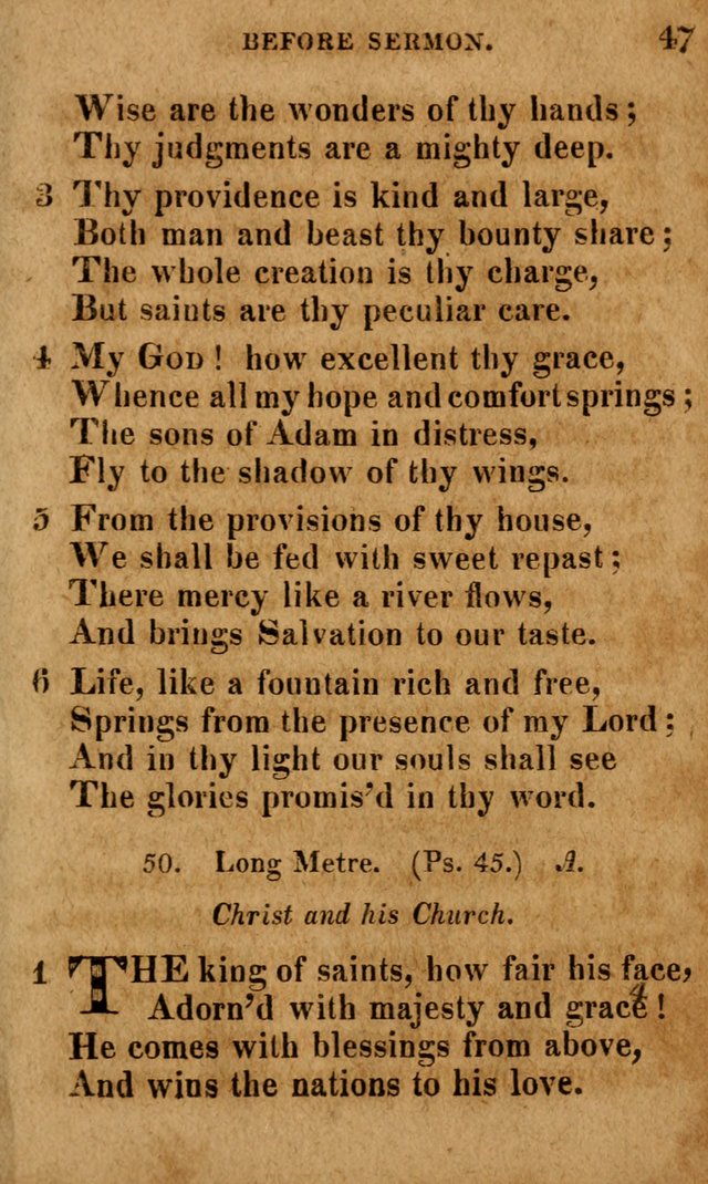 A Selection of Psalms and Hymns: done under the appointment of the Philadelphian Association (4th ed.) page 47