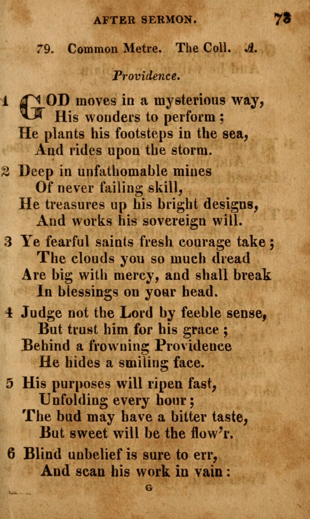 A Selection of Psalms and Hymns: done under the appointment of the Philadelphian Association (4th ed.) page 73