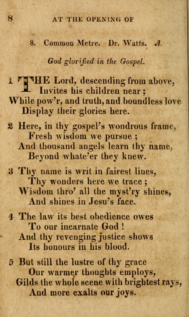 A Selection of Psalms and Hymns: done under the appointment of the Philadelphian Association (4th ed.) page 8