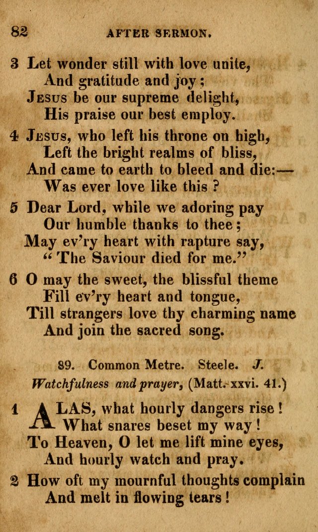 A Selection of Psalms and Hymns: done under the appointment of the Philadelphian Association (4th ed.) page 82