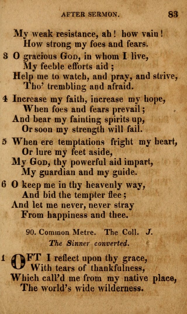 A Selection of Psalms and Hymns: done under the appointment of the Philadelphian Association (4th ed.) page 83