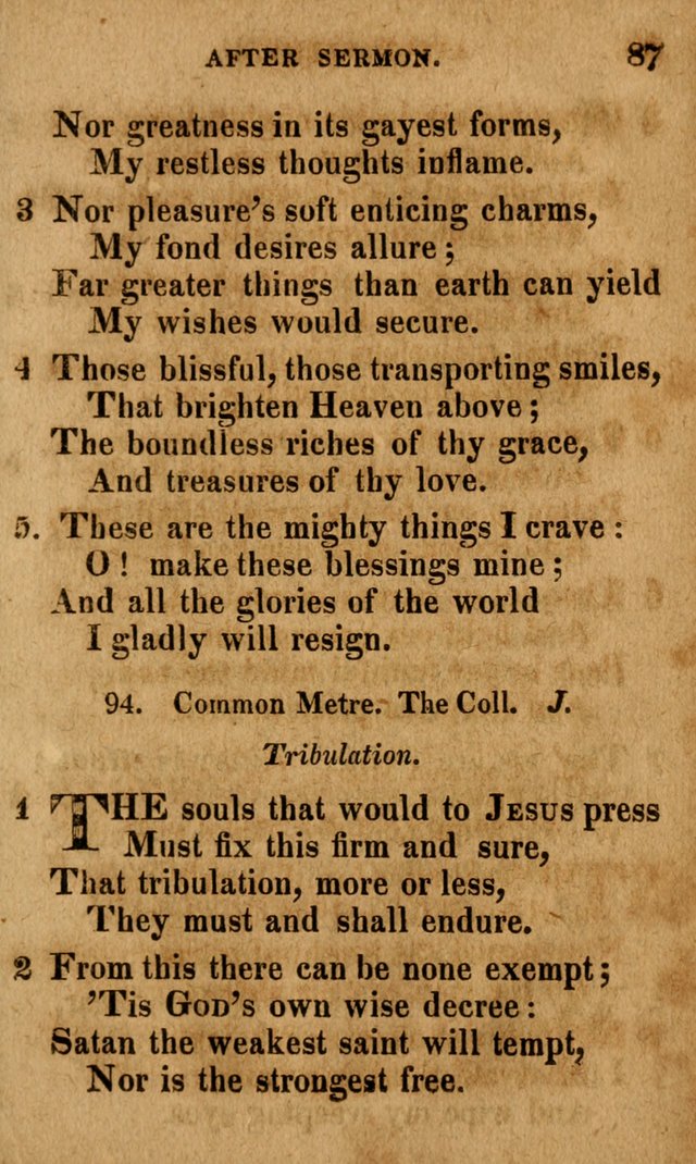 A Selection of Psalms and Hymns: done under the appointment of the Philadelphian Association (4th ed.) page 87