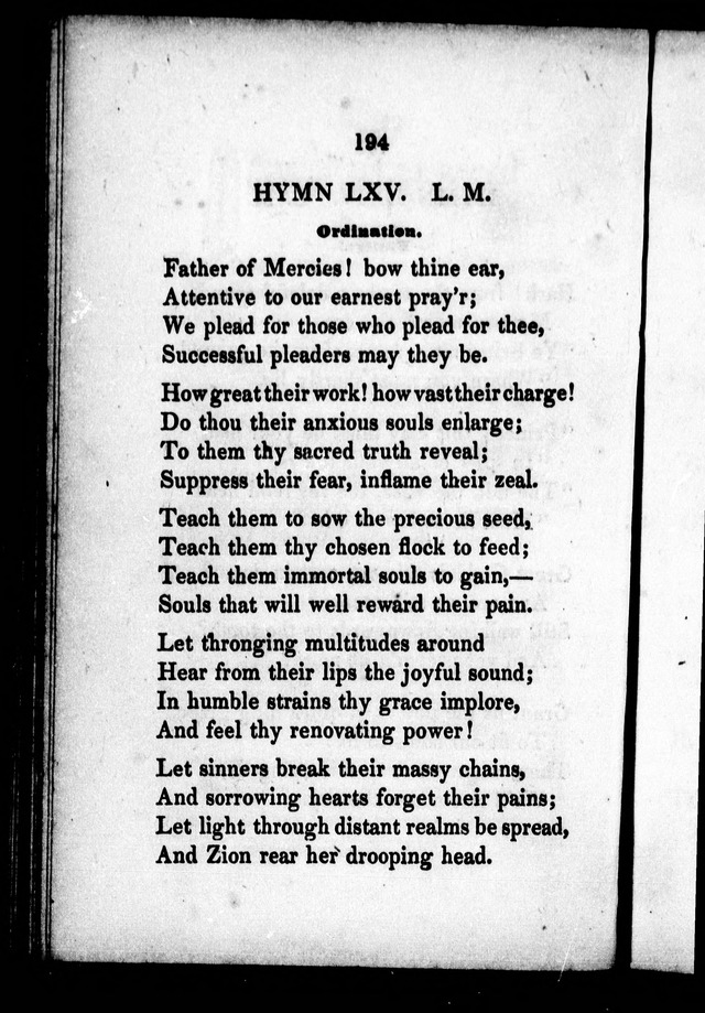 A Selection of Psalms, Hymns and Anthems, for every Sunday and principal festival throughout the year. for the use of congregations in the dioceses Quebec and Toronto. page 194