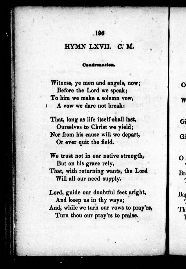 A Selection of Psalms, Hymns and Anthems, for every Sunday and principal festival throughout the year. for the use of congregations in the dioceses Quebec and Toronto. page 196