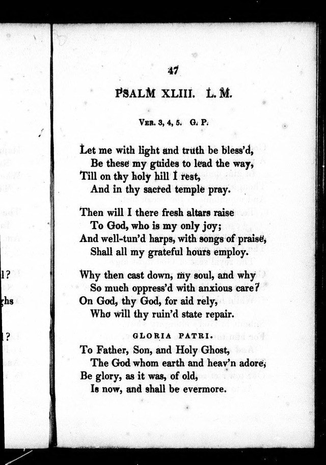 A Selection of Psalms, Hymns and Anthems, for every Sunday and principal festival throughout the year. for the use of congregations in the dioceses Quebec and Toronto. page 41