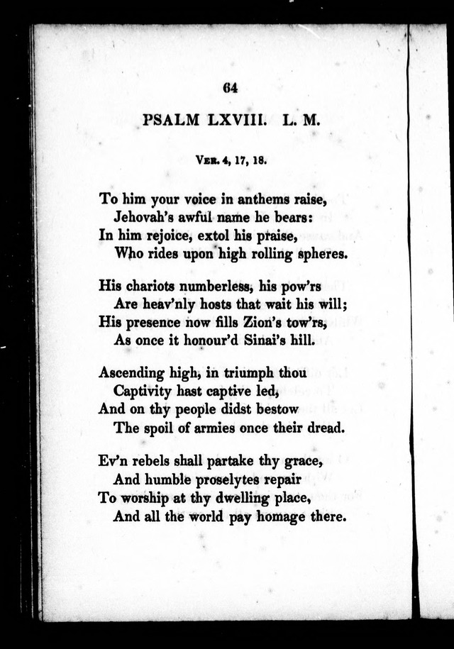 A Selection of Psalms, Hymns and Anthems, for every Sunday and principal festival throughout the year. for the use of congregations in the dioceses Quebec and Toronto. page 58