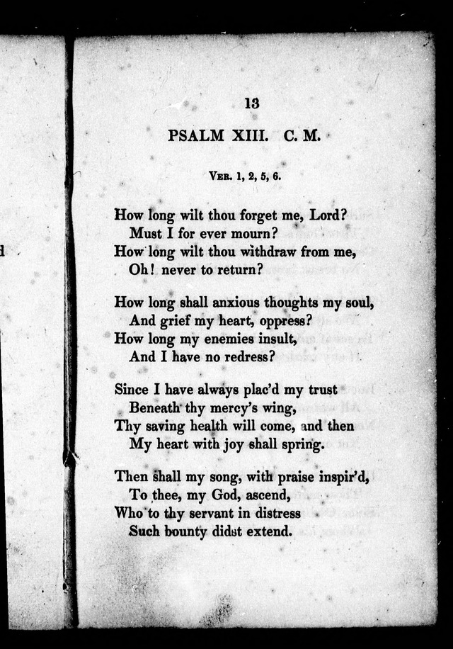 A Selection of Psalms, Hymns and Anthems, for every Sunday and principal festival throughout the year. for the use of congregations in the dioceses Quebec and Toronto. page 7