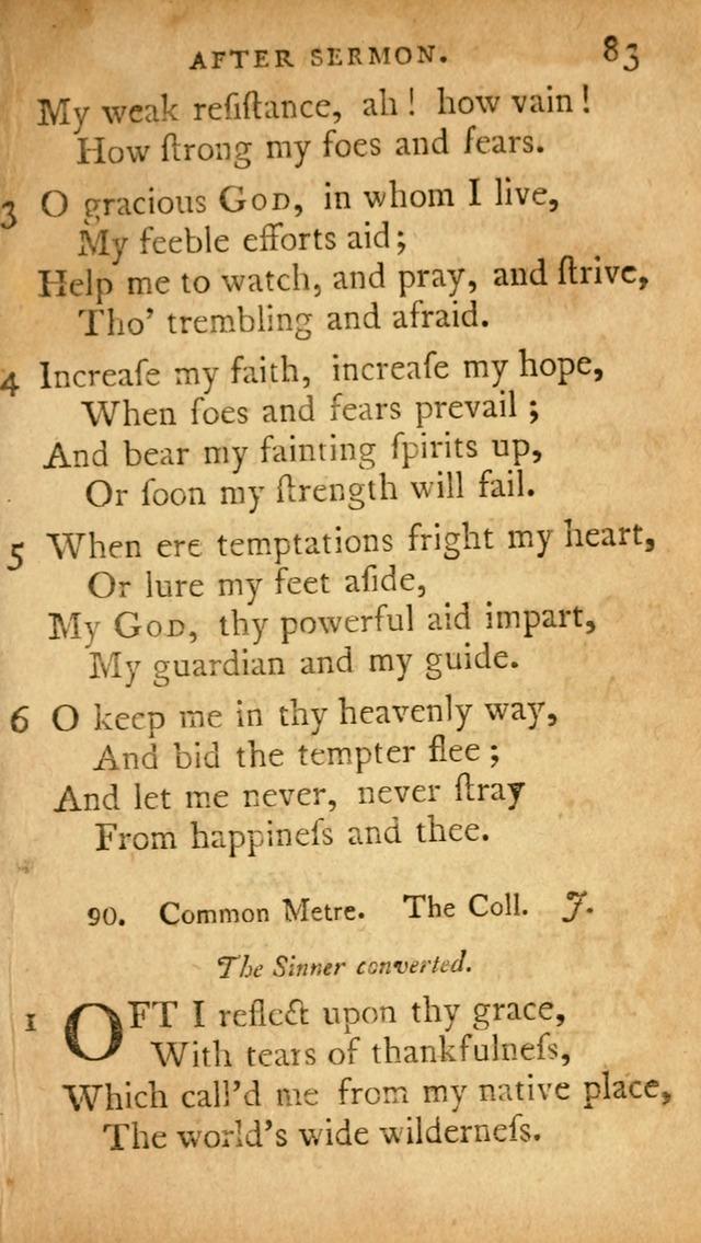 A Selection of Psalms and Hymns: done under appointment of the Philadelphian Association (2nd ed) page 105