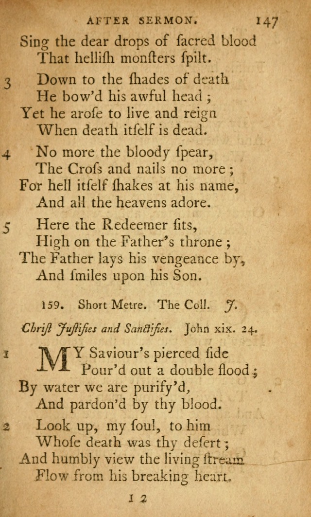 A Selection of Psalms and Hymns: done under appointment of the Philadelphian Association (2nd ed) page 175